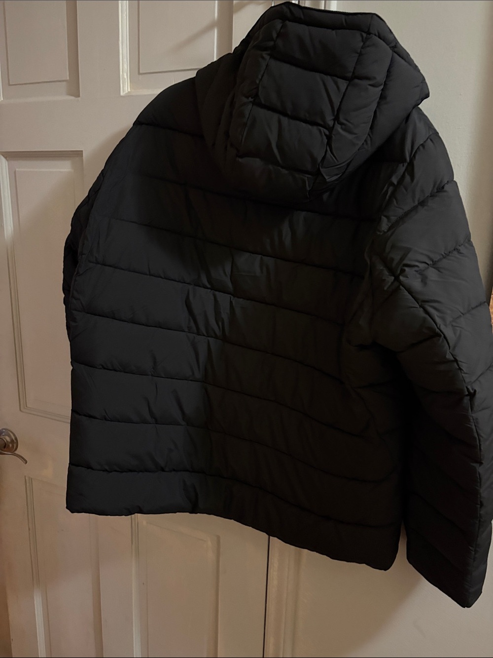 Michael Kors Men's Black Quilted Hooded Puffer Coat